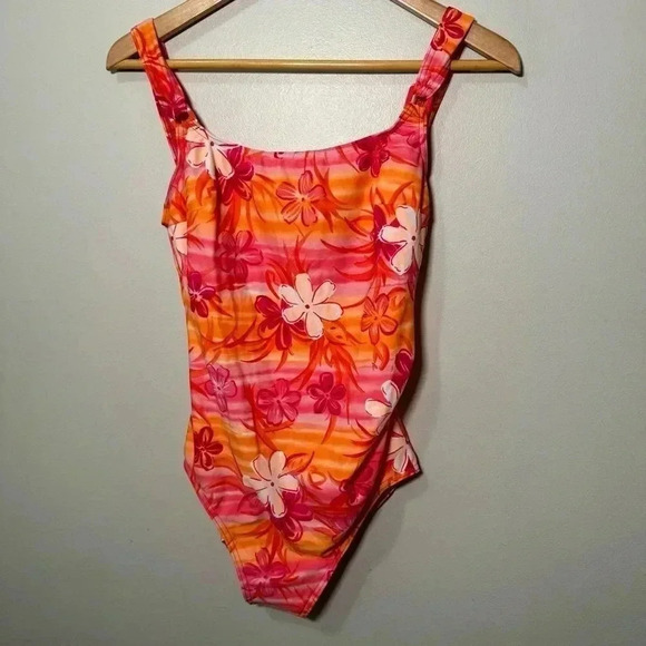 Vintage tropical beach girl y2k 90s one piece swim suit 6 - Picture 3 of 6